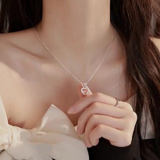 Dây Chuyền Trái Tim Nữ Tinh Tế Mạ Bạc Cao Cấp - Quà Tặng Ý Nghĩa Cho Người Ấy