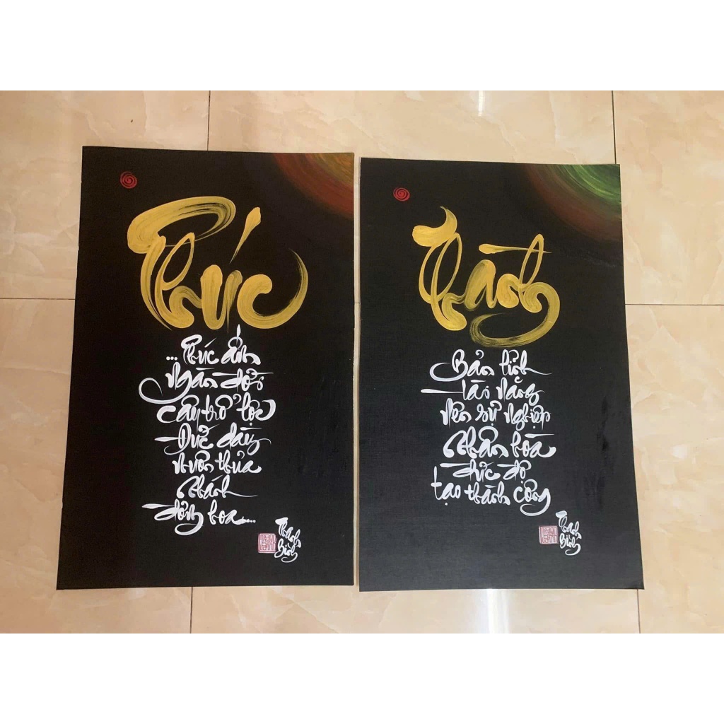 Mực màu đa năng, mực màu viết thư pháp lên các chất liệu đá, gỗ, giấy vải chai 100ml