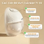 Máy hút sữa không dây Topgiakids T102 kích sữa hiệu quả, hút êm hút kiệt 4 chức năng 9 cấp độ hút, bảo hành 3 năm — ảnh 4