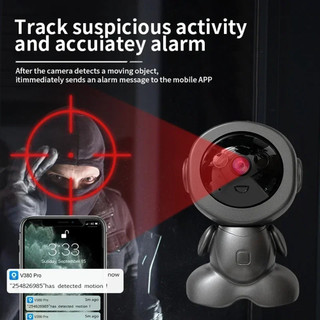 V380 Pro CCTV Kết nối WiFi Camera an ninh nhà thông minh IP Người máy Camera Baby/Pet/Nanny HD 1080P Ứng dụng