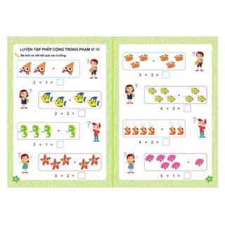 Sách Toán Tư Duy Cho Bé 4–6 Tuổi – Bé Chinh Phục Toán Học | Phát Triển IQ, Logic, Chuẩn Bị Vào Lớp 1