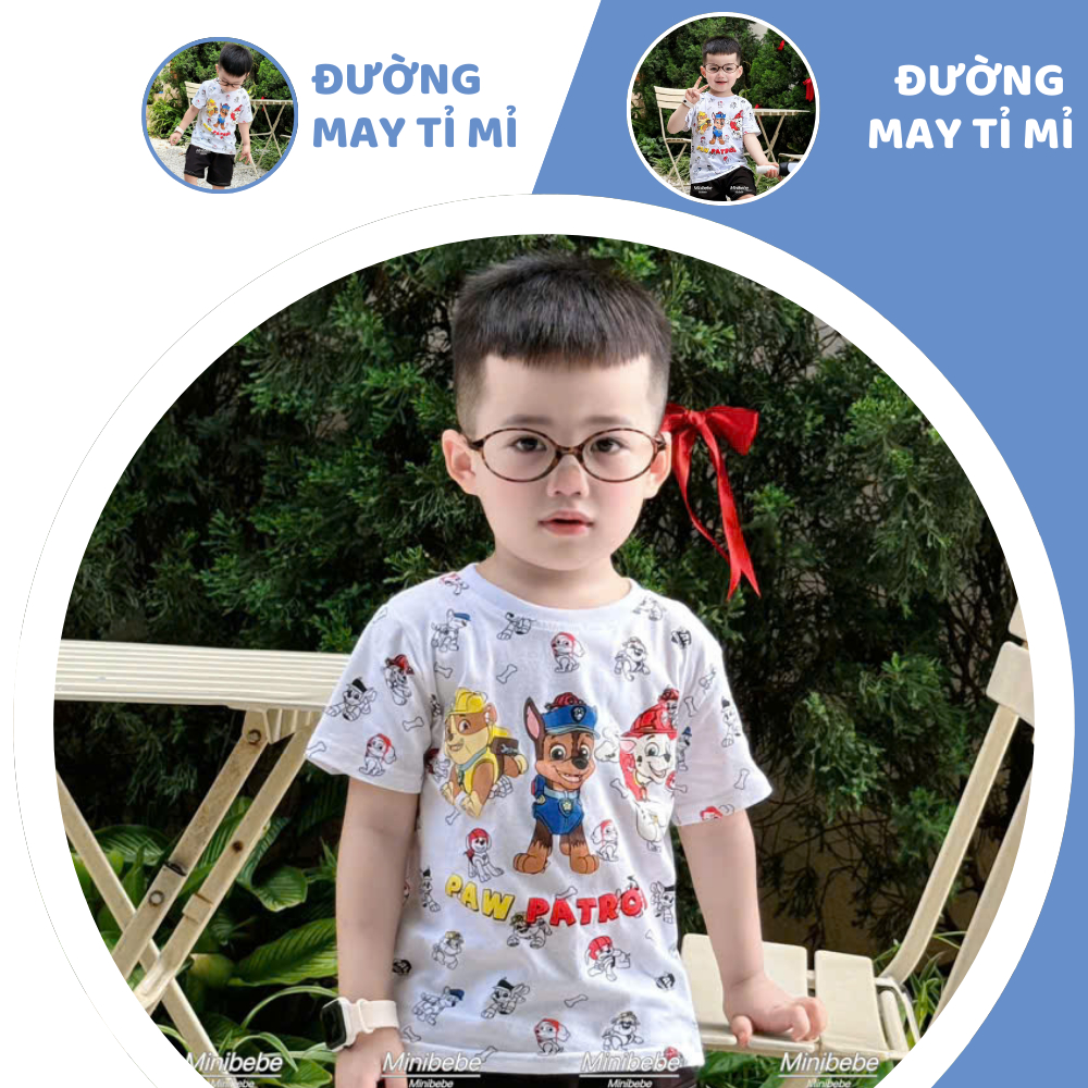 [À ƠI SHOP] T58- bộ cộc áo trắng full chó cứu hộ- a117.1737