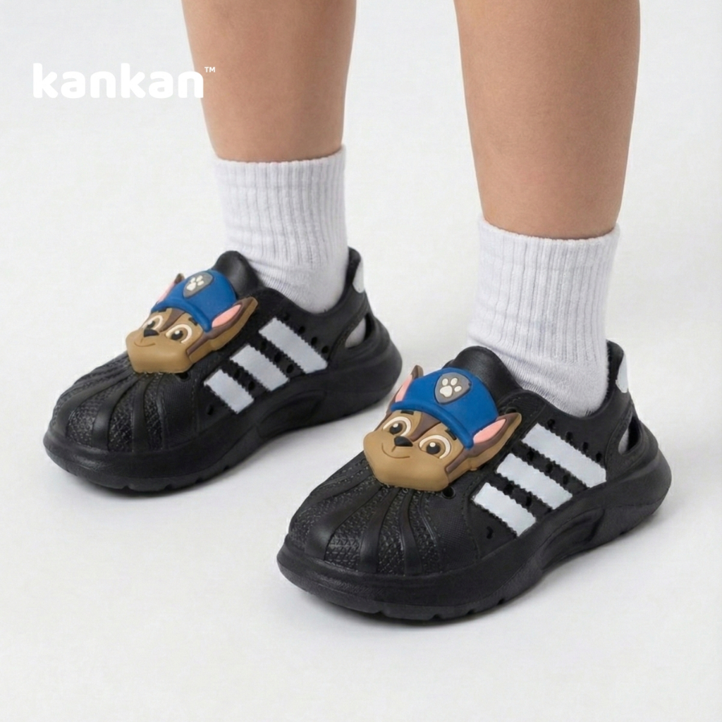 Giày Nhựa Lỗ Thể Thao Cho Bé Trai KanKanStore Tặng Sticker Đáng Yêu KA124