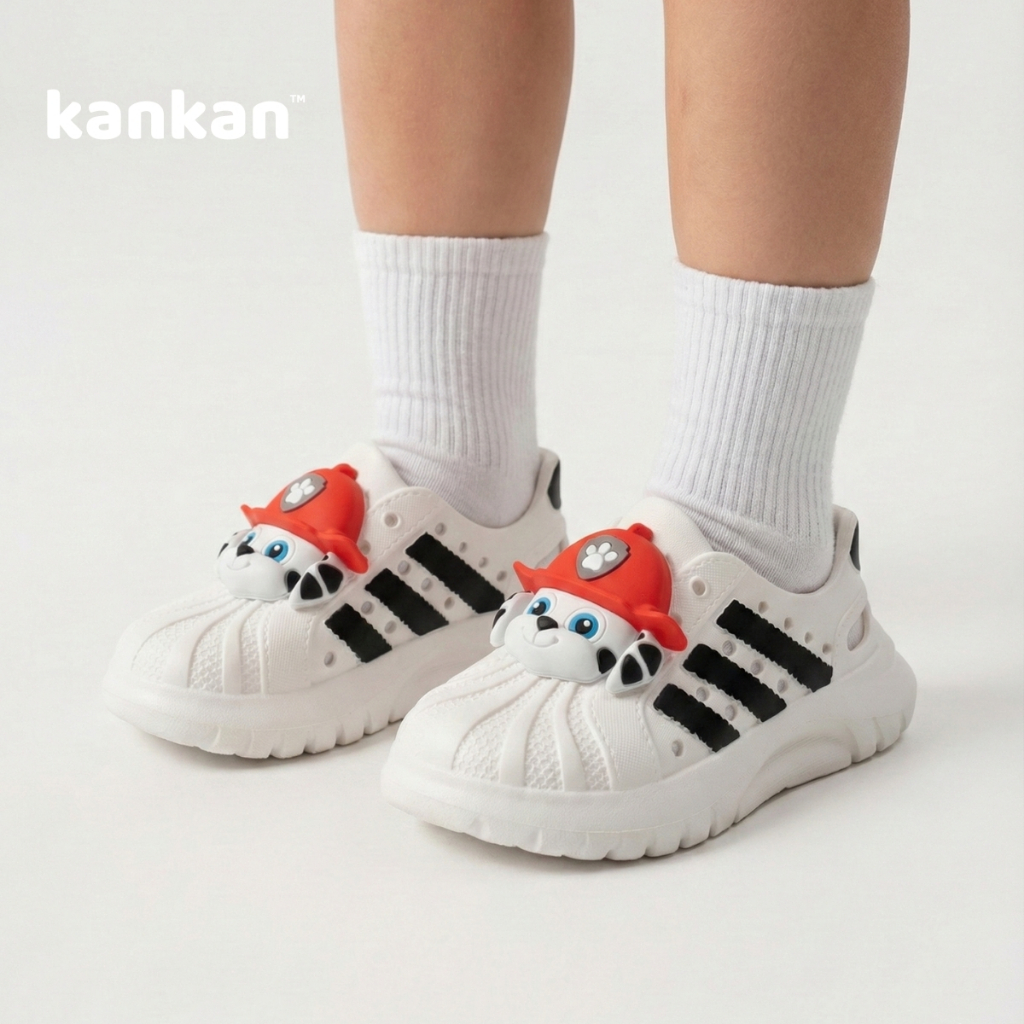 Giày Nhựa Lỗ Thể Thao Cho Bé Trai KanKanStore Tặng Sticker Đáng Yêu KA124