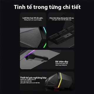 Loa Bluetooth Công Suất Lớn LT-30 Âm Thanh Sống Động Loa Bluetooth Máy Tính Gaming Để Bàn  Led RGB Compact Design