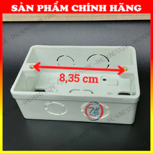 Đế Âm Điện Âm Tường SINO Vanlock S2157 – Đế Âm Đơn Chữ Nhật Chống Cháy Chính Hãng