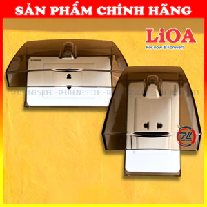 Mặt che mưa chống nước ổ cắm công tắc điện LiOA chính hãng - Hộp đậy chống nước ổ điện ngoài trời