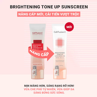 Kem Chống Nắng Cell Fusion C Hàn Quốc Mẫu Mới Nâng Tone Kiềm Dầu Cho Mọi Loại Da SPF50+ PA ++++