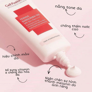 Kem Chống Nắng Cell Fusion C Hàn Quốc Mẫu Mới Nâng Tone Kiềm Dầu Cho Mọi Loại Da SPF50+ PA ++++