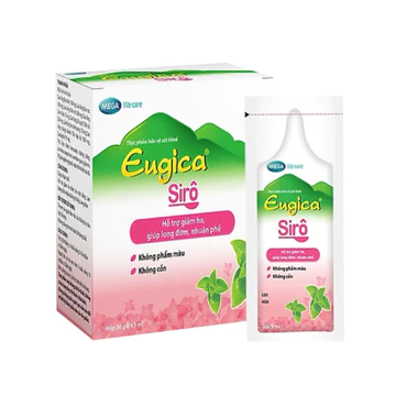 Siro thảo dược Eugica hỗ trợ giảm ho, nhuận phế (30 gói x 5ml)