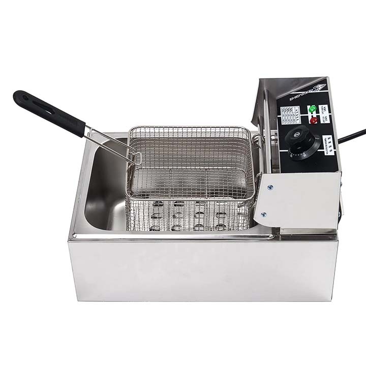 Bếp chiên rán thực phẩm SUNNY 2500W chất liệu inox dày dặn, bền bỉ theo thời gian
