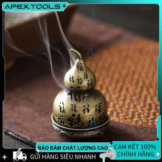 Lư hương Bầu Lộc Trăm Phúc Đĩa thơm hương đốt trầm cỡ bé Lư hương thơm Mini Bầu Lộc Trăm Phúc Vân Mây Dùng Nhà Cỡ Nhỏ