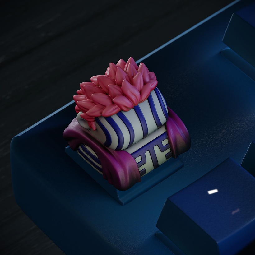 Keycap Akaza | BKsmart | Demon Slayer | Keycap Bàn Phím Cơ | Thanh Gươm ...