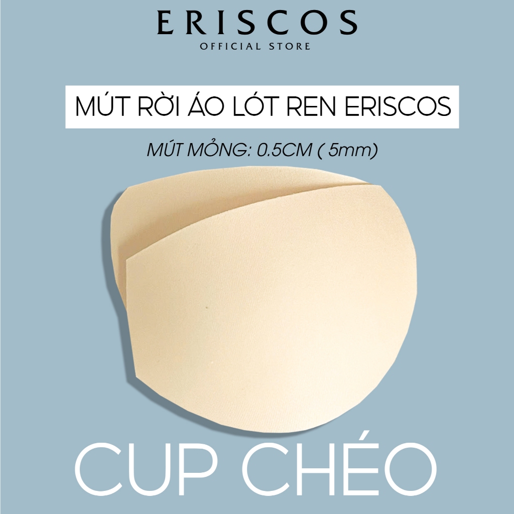 Mút mỏng 0.5cm lắp rời áo lót ren và cotton Eriscos ( chỉ dành cho áo của tiệm)