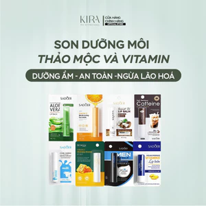 Son dưỡng môi chiết xuất thảo mộc kết hợp vitamin – giúp cấp ẩm, làm mềm và phục hồi đôi môi mịn mượt suốt cả ngày.