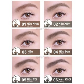 Chì kẻ mày TFS Chì kẻ mày 2 đầu The Face Shop Designing Eyebrow Pencil thiết kế đầu vát, dễ tán lâu trôi - Kosmi Beauty