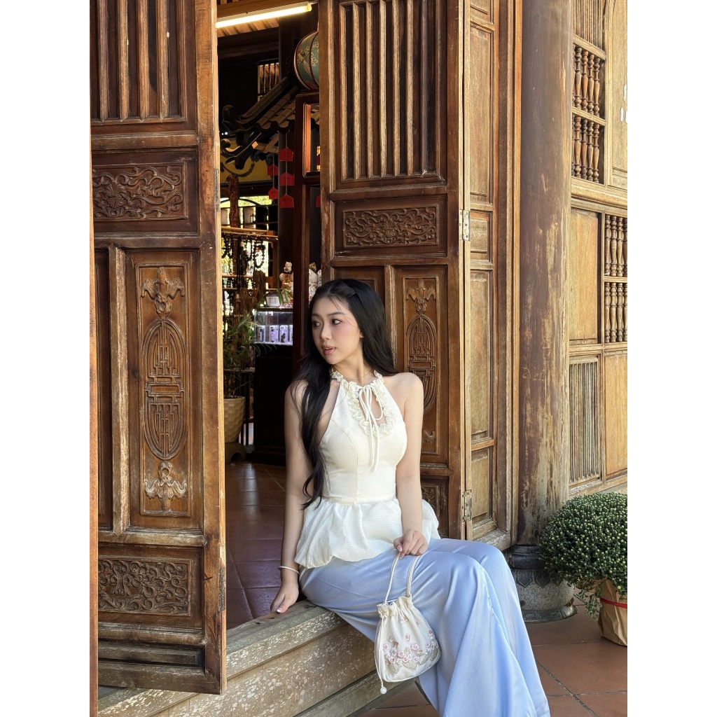 Áo Yếm Nữ Merad Cổ Bèo Dáng Bí SECODEE