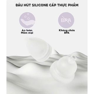 Homee.cok Hút Mũi Cho Bé Sơ Sinh - Dụng Cụ Hút Dịch Mũi Silicone Mềm, Thông Mũi Dễ Thở, An Toàn, Dễ Vệ Sinh