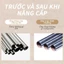 INOX 304 giá phơi quần áo thông minh, kèm dây phơi có thể điều chỉnh và gấp gọn.
