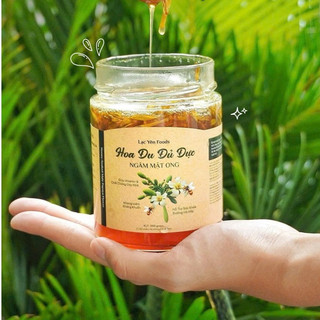 Hoa Đu Đủ Đực Ngâm Mật Ong Hoa Nhãn OCOP 4 Sao Lạc Yên Foods, hoa đu đủ đực sấy tươi thiên nhiên