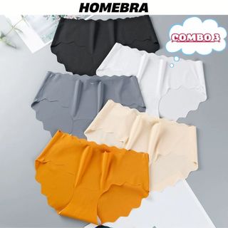 Quần lót nữ su thun lạnh co dãn lượn sóng xinh xắn Quần sịp nữ không đường may đáy ép chắc chắn A09