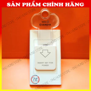 Bộ Chìa Khóa Ngắt Điện Sino Vanlock 20A Có Đèn Báo S18KT + SKTA | Thẻ Ngắt Điện Khách Sạn Kiểu A