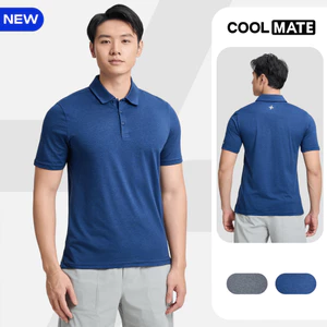 Áo Polo thể thao nam Quick Dry Active chống tia UV, siêu nhẹ, thấm hút, thoáng mát Coolmate