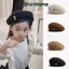 Mũ nồi trơn chất dạ nhung Hàn Quốc cho bé trai bé gái 3-8 tuổi ShinHome (chỉnh độ rộng)