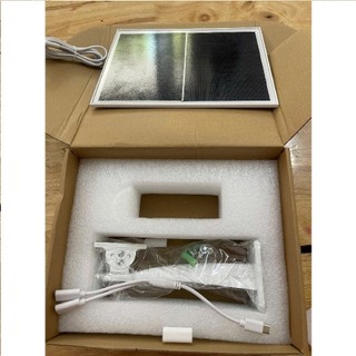 Tấm pin năng lượng mặt trời camera ngoài trời Vstarcam Solar Panel - kèm cáp chia cắm cùng lúc 2 tấm