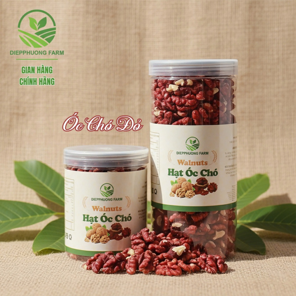 Nhân Hạt Óc Chó Đỏ Cao Cấp