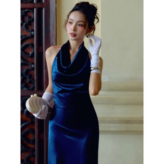 [New11] Đầm Dài The Drape Muse, Chất Vải Lụa Thoải Mái, WDD089 SOME HOW STORE