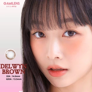 Lens y tế cấp ẩm Delwyn Brown dành cho mắt nhạy cảm Hàn Quốc Eyeblink