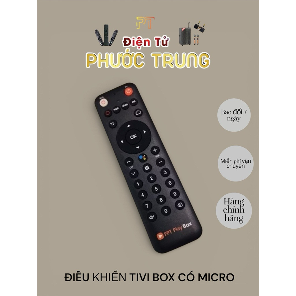 Điều khiển FPT giọng nói - Bảo hành 1 tháng