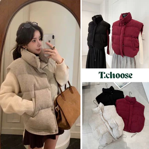 Áo khoác phao, áo khoác gile trần bông 3 màu 9988 TCHOOSE