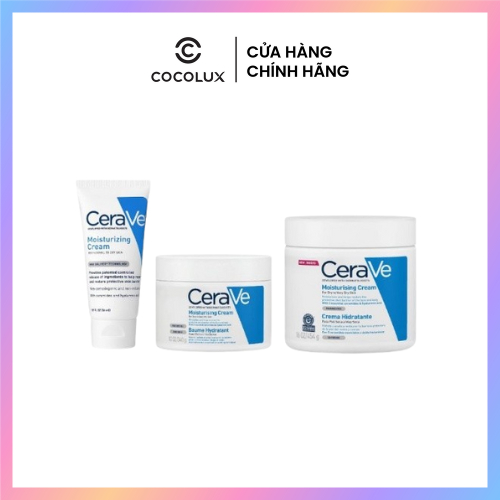Kem Dưỡng Ẩm Cerave Moisturizing Cream Dành Cho Da Khô - Bảo vệ da, khối phục màng ẩm cho da