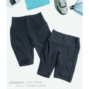 Quần lửng ống ôm thể thao Nike Nữ One Women's High-Waisted Biker Shorts with Pockets - FZ6759-010