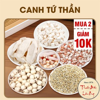 Canh dưỡng sinh tứ thần, set canh dưỡng sinh mix sẵn gồm hạt sen, khiếm thực, hoài sơn, bạch linh,...
