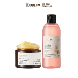 Combo 1 Mặt nạ nghệ Hưng Yên 100ml + 1 Nước Sen Hậu Giang Cocoon 310ml