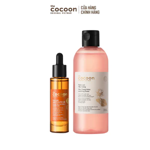 Combo 1 Tinh chất nghệ Hưng yên C22 - 22% Vitamin C 30ml + 1 Nước sen Hậu Giang Cocoon 310ml