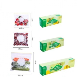 Combo 3 Hộp túi zip đựng thực phẩm, bảo quản thực phẩm sạch sẽ, an toàn, có khoá siêu tiện dụng