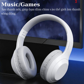 Tai Nghe Bluetooth Chụp Tai Lenovo TH10  Âm Thanh Nổi Giảm Ồn Thoải Mái Chống Thấm Nước Có Mic
