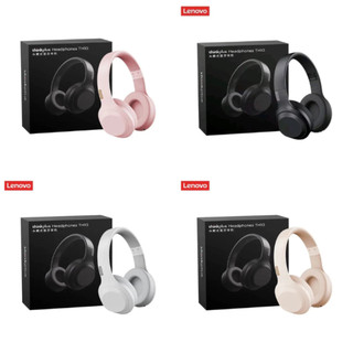 Tai Nghe Bluetooth Chụp Tai Lenovo TH10  Âm Thanh Nổi Giảm Ồn Thoải Mái Chống Thấm Nước Có Mic