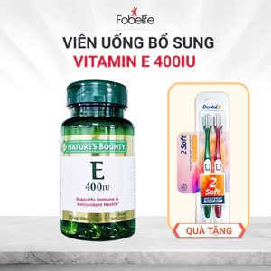 Viên Uống Vitamin E Fobe Hỗ Trợ Làm Chậm Quá Trình Lão Hóa Da NN - Hộp 30v