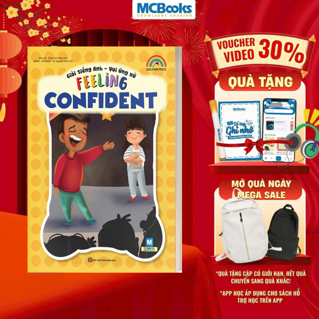 Sách - Giỏi Tiếng Anh - Vui Ứng Xử Feeling Confident - MCBooks