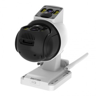 [KÈM TẤM PIN ĐÔI] Camera ngoài trời Vstarcam BG66DR sim 4G kèm tấm năng lượng mặt trời - phân giải 2K xem 2 màn hình