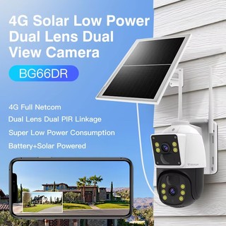 [Kèm tấm pin đôi] Camera ngoài trời sim 4G Vstarcam BG66DR lượng mặt trời - phân giải 2K 2 màn hình - Phụ Kiện Nhất Tín