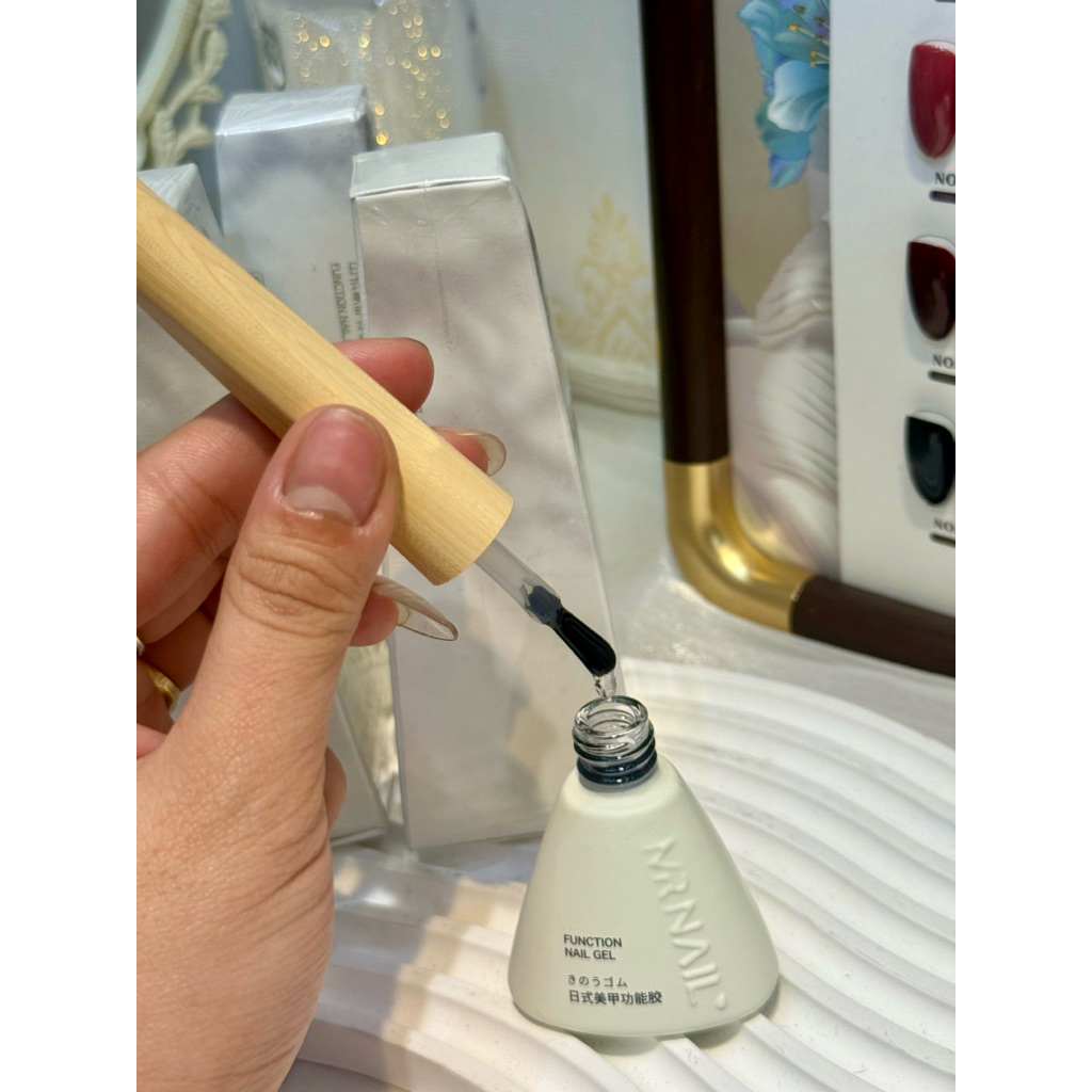 Bộ Base - top - cứng móng - gel úp móng MR NAIL cao cấp siêu bền bóng 14g Mynail1981