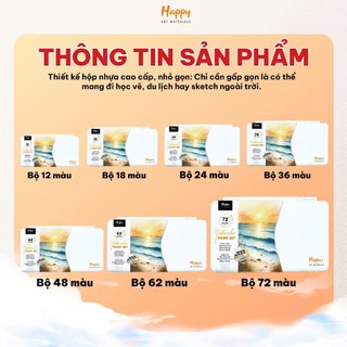 Bộ màu nước Happy Watercolor Paint Set