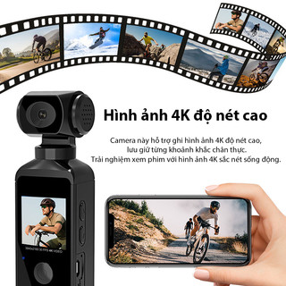 Camera Hành Trình Mini 4K｜Màn Hình LCD 1.3" HD｜Ống Kính Xoay 270°｜Camera Thể Thao Bỏ Túi Cho Người Mới