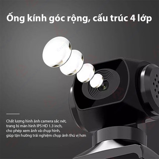 Camera Hành Trình Mini 4K｜Màn Hình LCD 1.3" HD｜Ống Kính Xoay 270°｜Camera Thể Thao Bỏ Túi Cho Người Mới